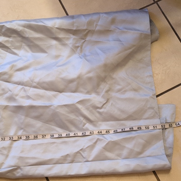 NWT Alfred Sung Column Maxi Dress Bow On Back Mist Blue Size 10 - Picture 12 of 12